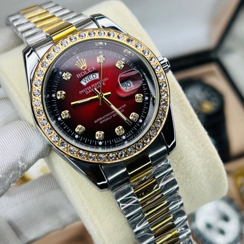 Premium Quality RLX Watches T Stone Red